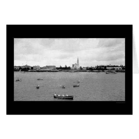 Waterfront at Dar-es-Salaam, Tanganyika 1902 Card
