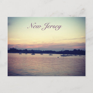 Waterfront at Dusk Postcard