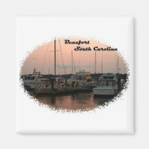 Waterfront, Beaufort, SC Magnet
