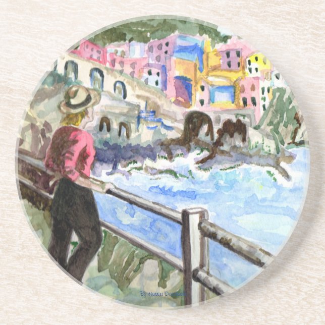 "WATERFRONT" - DRINK COASTERS - DESIGNER GIFTS (Front)
