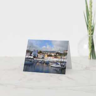 Waterfront of Angra do Heroismo: Terceira, Azores Thank You Card