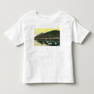 Waterfront View of Indian TownSitka, AK Toddler T-Shirt