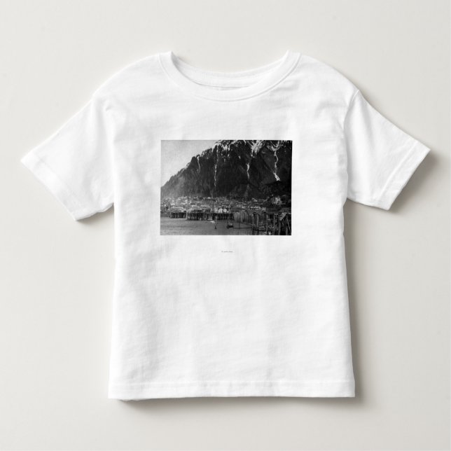 Waterfront View of Juneau, Alaska Photograph Toddler T-Shirt (Front)