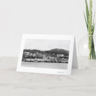 Waterfront View of Ketchikan, Alaska Photograph Card