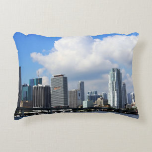 Waterfront view of Miami Decorative Cushion