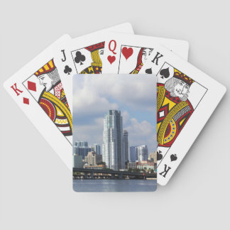 Waterfront view of Miami Playing Cards