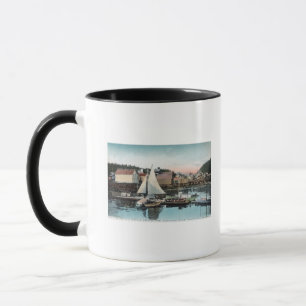 Waterfront View of the Floating Dock Mug