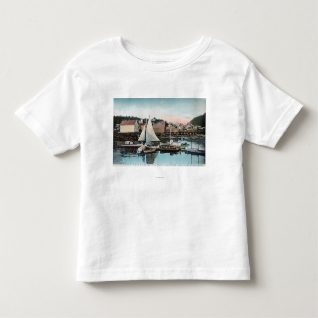Waterfront View of the Floating Dock Toddler T-Shirt (Front)