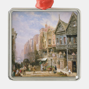 Watergate Street, looking towards Eastgate Metal Tree Decoration