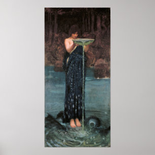 Waterhouse - Circe Invidiosa 1892 Poster