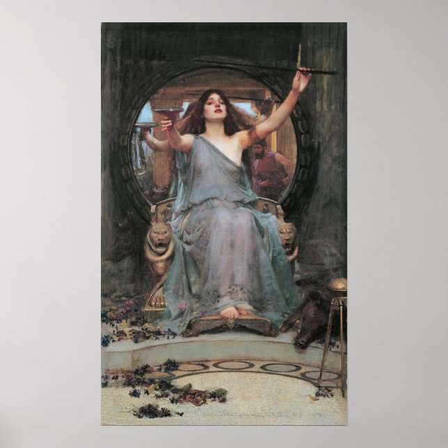 Waterhouse - Circe Offering The Cup To Odysseus Poster (Front)