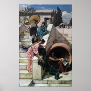 Waterhouse - Diogenes 1882 Poster