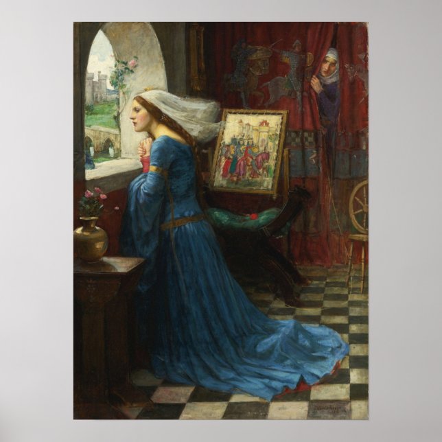 Waterhouse - Fair Rosamund 1916 Poster (Front)