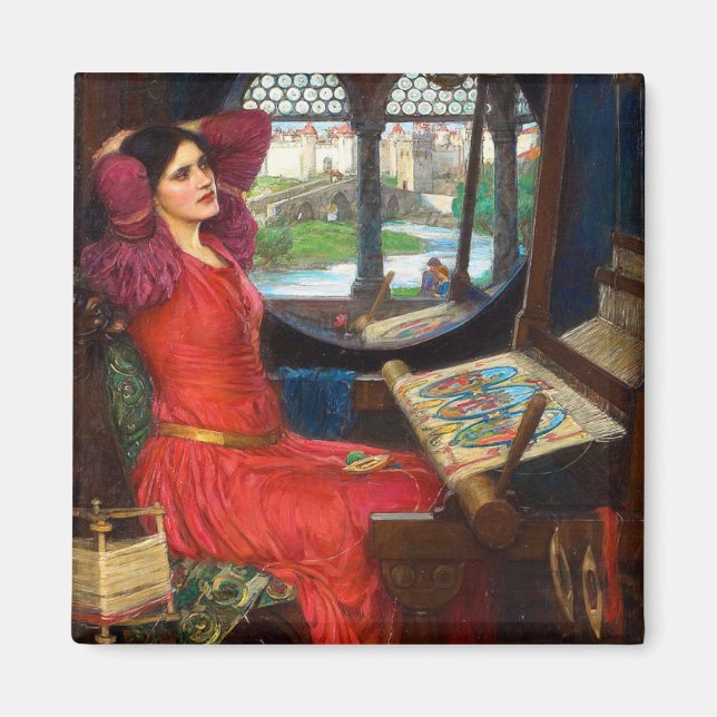Waterhouse I Am Half-Sick of Shadows Magnet (Front)