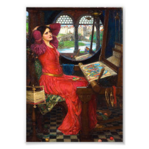 Waterhouse I Am Half-Sick of Shadows Photo Print