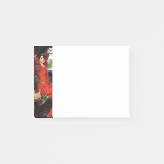 Waterhouse I Am Half-Sick of Shadows Post-it Notes (Front)