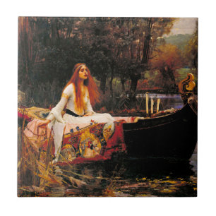 Waterhouse Lady of Shalott Ceramic Tile