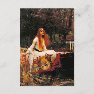 Waterhouse Lady of Shalott Enclosure Card