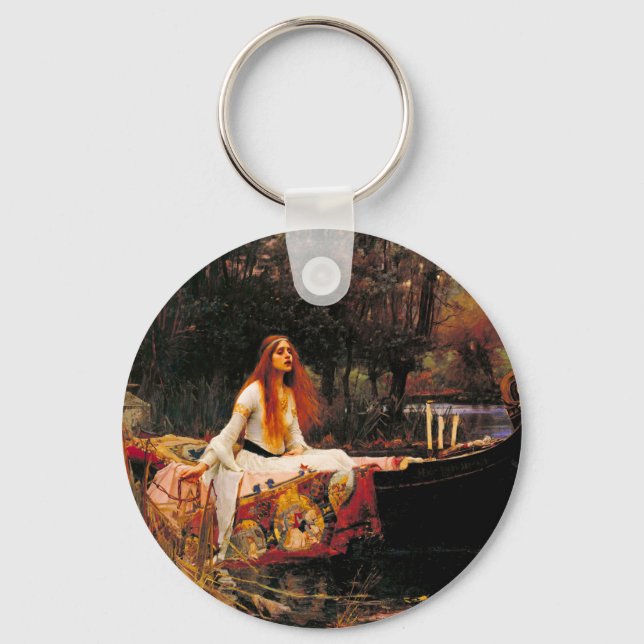 Waterhouse Lady of Shalott Key Ring (Front)