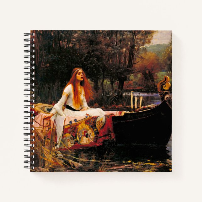 Waterhouse Lady of Shalott Notebook (Front)