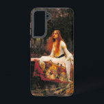 Waterhouse Lady of Shalott Samsung Galaxy Case<br><div class="desc">Samsung Galaxy Case featuring John William Waterhouse’s oil painting The Lady of Shalott (1888). A beautiful woman in a white dress escapes on a boat from her fate to look at all the world through a mirror and weave a tapestry from it—but upon viewing Prince Lancelot, the curse follows the...</div>