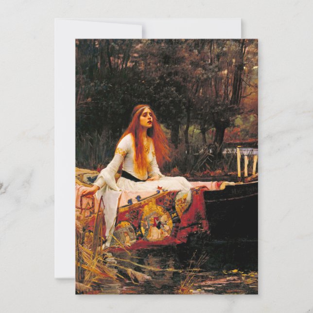 Waterhouse Lady of Shalott Save The Date (Front)
