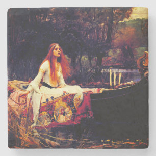 Waterhouse Lady of Shalott Stone Coaster