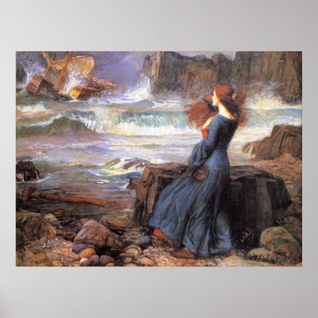 Waterhouse Miranda-The Tempest Poster (Front)