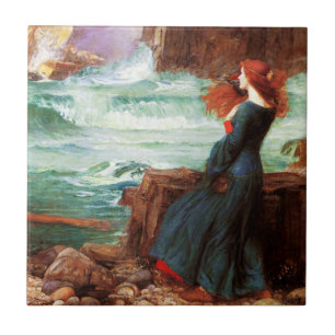 Waterhouse Miranda The Tempest Tile