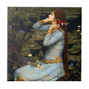 Waterhouse Ophelia Tile