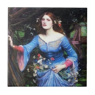 Waterhouse Ophelia Tile
