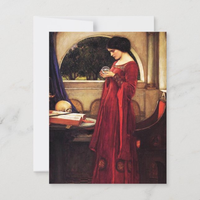 Waterhouse The Crystal Ball Invitations (Front)