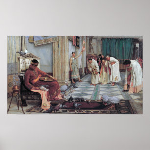 Waterhouse - The Favourites Of Emperor Honorius Poster