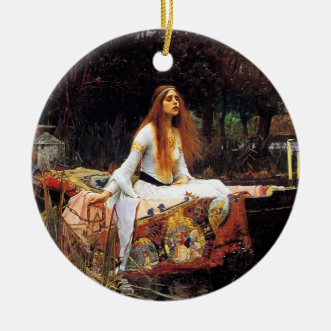 Waterhouse The Lady of Shalott Ornament (Front)