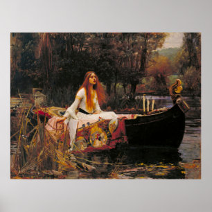 Waterhouse The Lady of Shalott  Poster