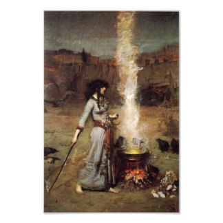 Waterhouse The Magic Circle Print
