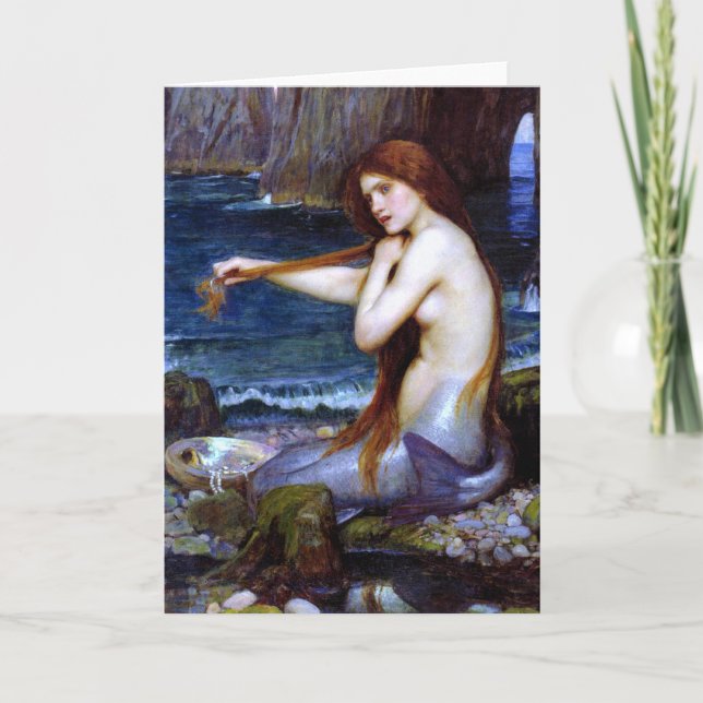 Waterhouse: The Mermaid Card (Front)
