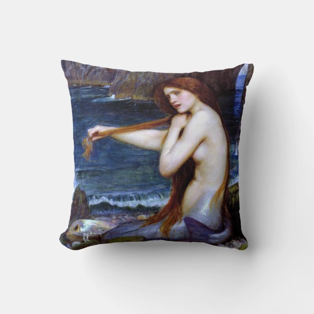 Waterhouse: The Mermaid Cushion (Front)
