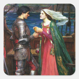 Waterhouse Tristan and Isolde Stickers