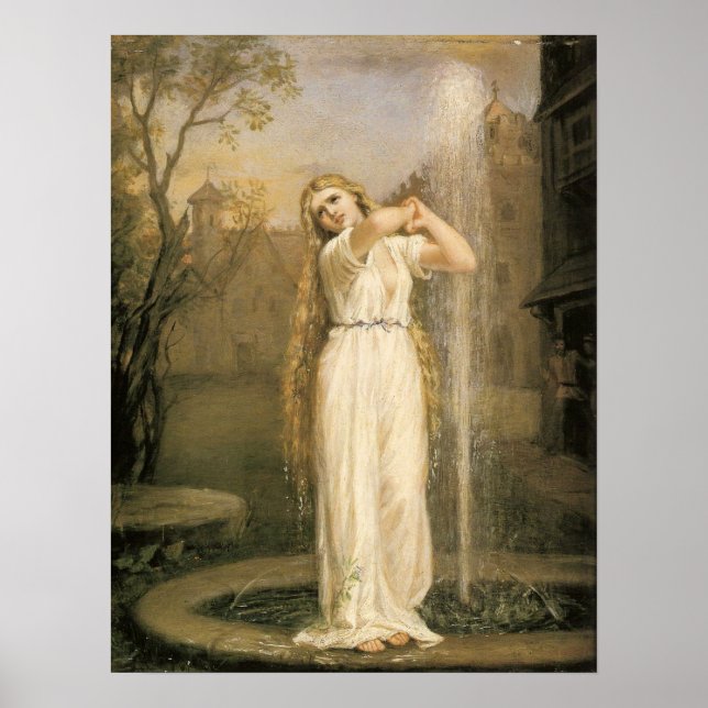 Waterhouse - Undine 1872 Poster (Front)
