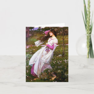 Waterhouse Windflowers Card