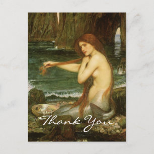 Waterhouse's The Mermaid Postcard