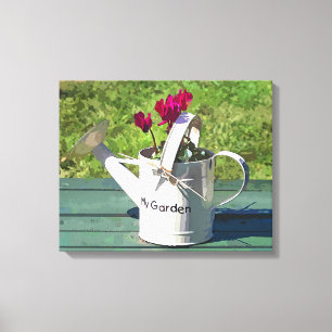 WATERING CAN CANVAS PRINT