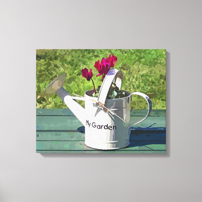 WATERING CAN CANVAS PRINT (Front)