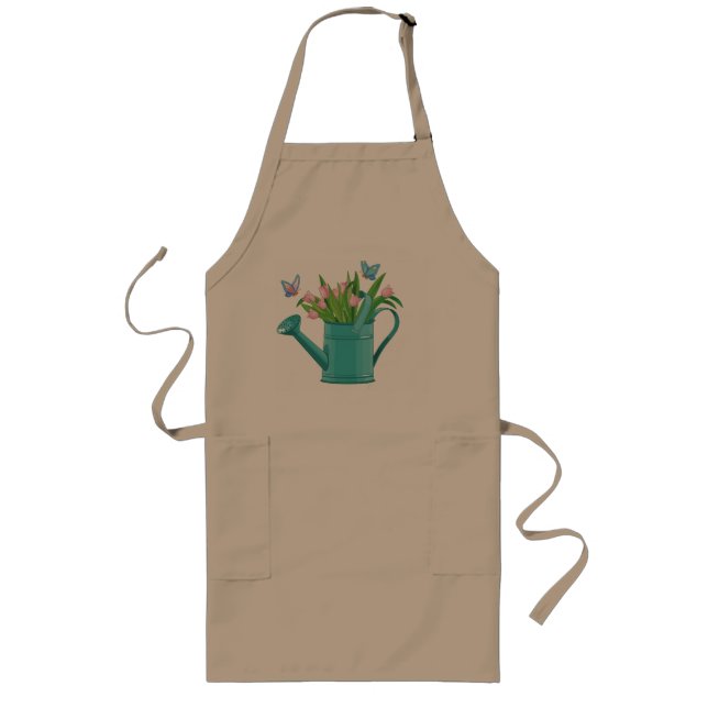 Watering Can Gardening Apron (Front)