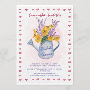 Watering Can Shower Invitation