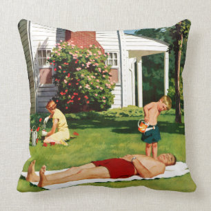 Watering Father Cushion