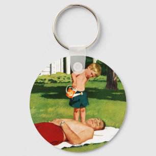 Watering Father Key Ring