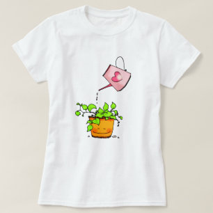 Watering Love, Happy Houseplant T-Shirt