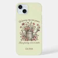 Watering My Own Peace Vintage Floral Botanical
